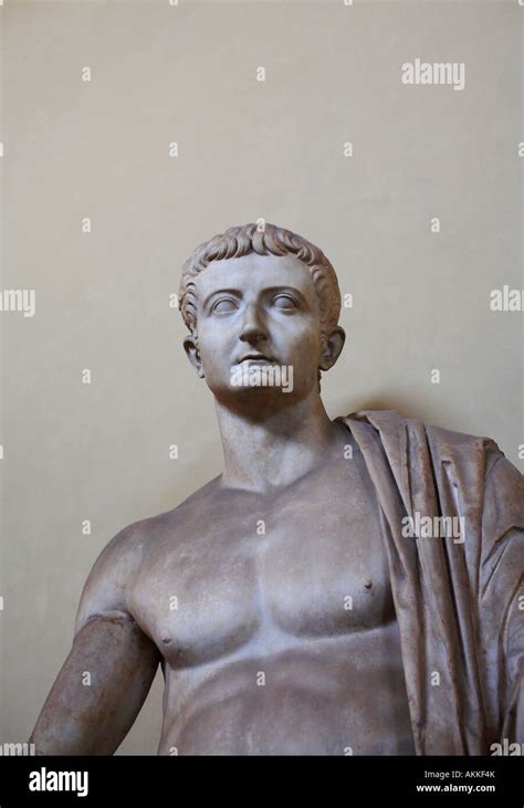 Statue Of The Seated Figure Of Emperor Tiberius Chiaramonti Museum
