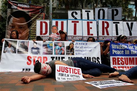protesting extrajudicial killings abs cbn news
