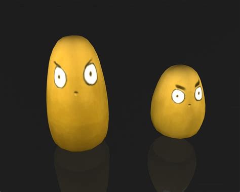 3d Model Creative Character Potato Vr Ar Low Poly Cgtrader