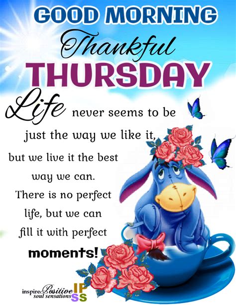 Good Morning Thankful Thursday Pictures, Photos, and Images for