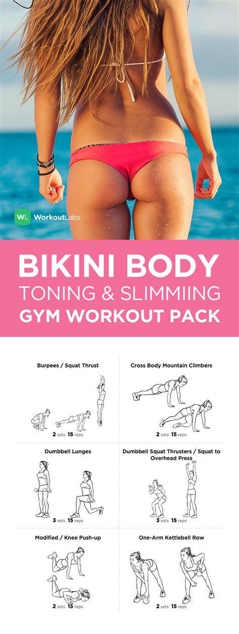 Bikini Body Toning And Slimming Gym Workout Pack For Women