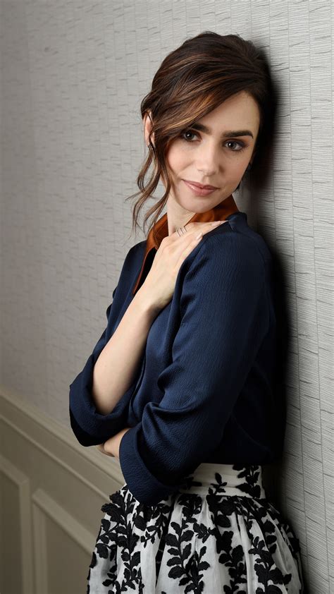 2160x3840 Lily Collins Cute 2017 4k Sony Xperia X Xz Z5 Premium Hd 4k Wallpapers Images