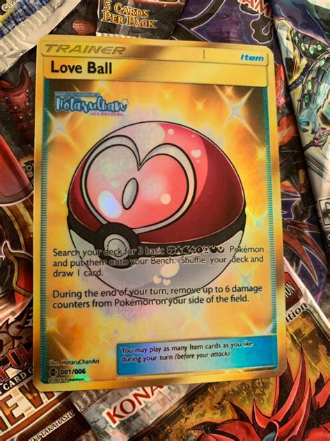 Custom Trainer Full Art Card Love Ball Etsy