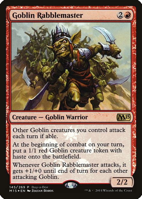 Goblin Rabblemaster · Duel Decks Merfolk Vs Goblins Ddt 46