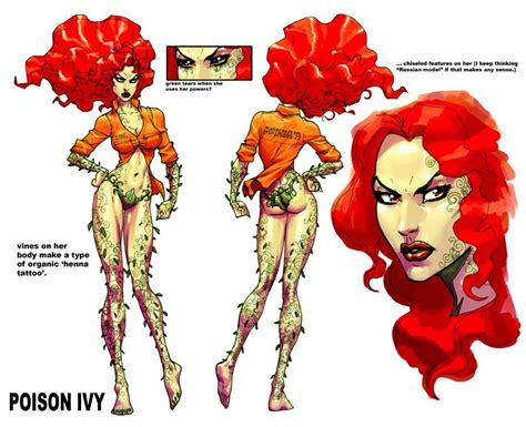 Poison Ivy Concept Art By Carlos Danda Batman Arkham Asylum Dc