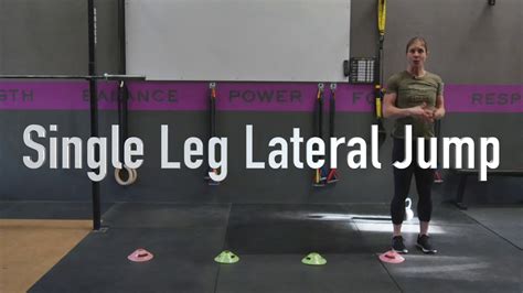 Single Leg Lateral Jump Youtube