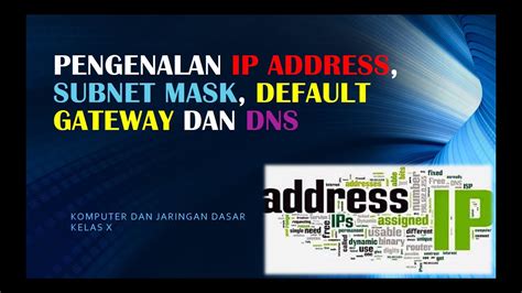 Mengenal Ip Address Subnet Mask Default Gateway Dan Dns My Xxx Hot Girl