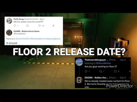 DOORS FLOOR 2 RELEASE DATE Leaks Roblox YouTube