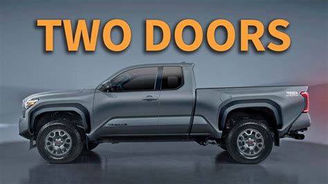 2024 Toyota Tacoma Two Door Two Seat Spec Is A Throwback To Simpler Trucks