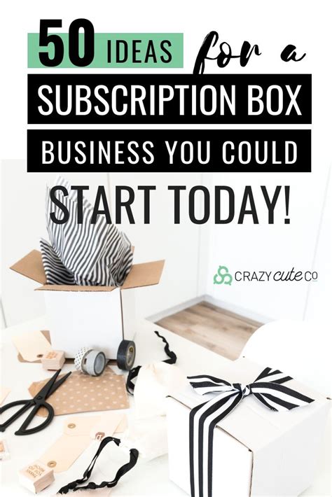 50 Ideas To Start Your Own Subscription Box Today Use Cratejoy To