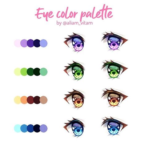 Some Eye Color Palettes 👀 Which One Is Your Favorite 👀theres A