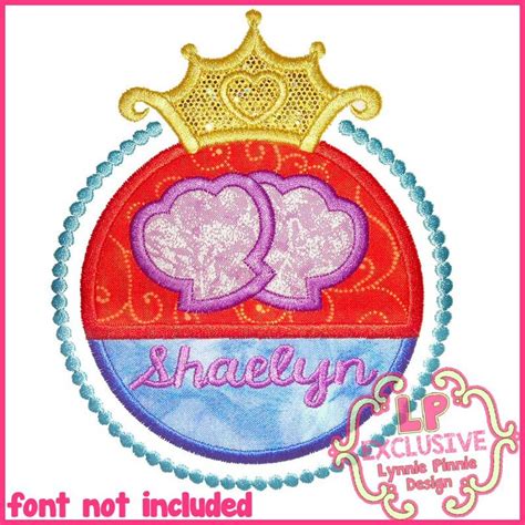 Mermaid Princess Circle Frame Applique 4x4 5x7 6x10 7x11 Svg Etsy