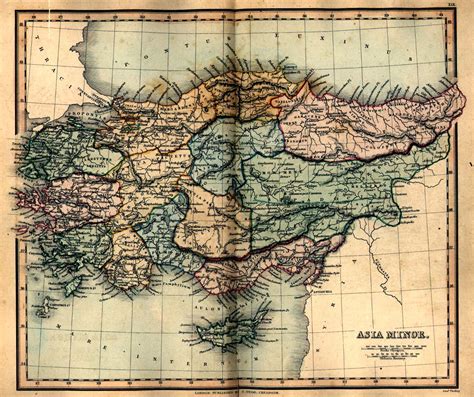 Asia Minor Ancient Maps Asia Map Old Maps