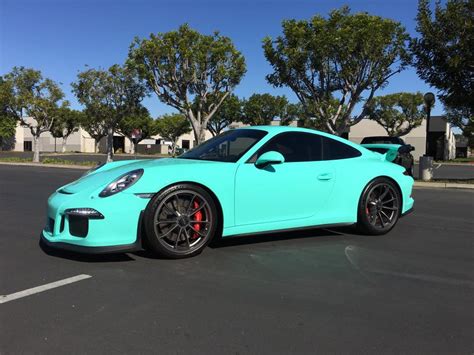 Epic Tiffany Blue Wrapped Porsche 911 Gt3 Gtspirit