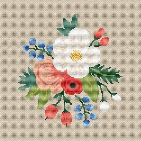 Maybe you would like to learn more about one of these? Kreuzstich Blumenmuster Modern Floral Natur Hoop Kunst ...
