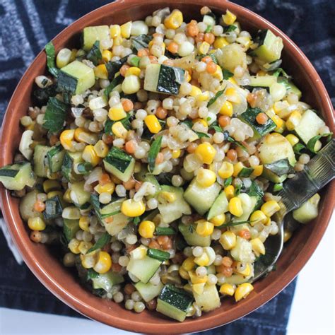 Maybe you would like to learn more about one of these? Pearl Couscous with Zucchini, Corn and Herbs