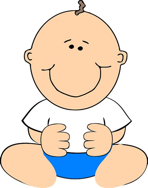 Free Vector Graphic Baby Smiling Cute Cartoon Happy Free Image