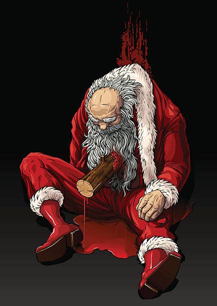 Bad Santa Illustrations Royalty Free Vector Graphics And Clip Art Istock