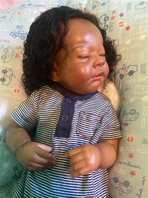 Boo Boo Ethnic Reborn Baby Boy Or Girl Biracial With Curly Etsy
