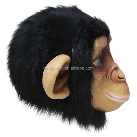 Hot Selling Latex Full Head Crown Cap Pretty Vivid Realistic Gorilla