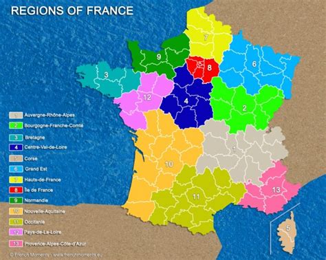 Discover The 13 Administrative Regions Of France French Moments