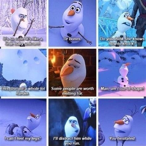 11 Best Olaf Quotes And Sayings Disney Funny Disney Jokes