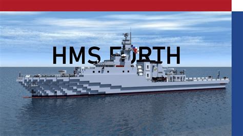 Minecraft Naval Ship 151 Scale Hms Forth Youtube