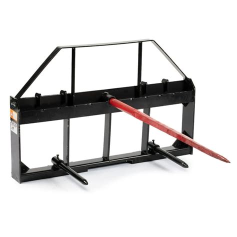 Titan Attachments 48 Skid Steer Pallet Fork Frame With 32 Hay Spears