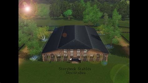 Sims 3 Pferdehorses Lets Build Storybook Stables 4 Youtube