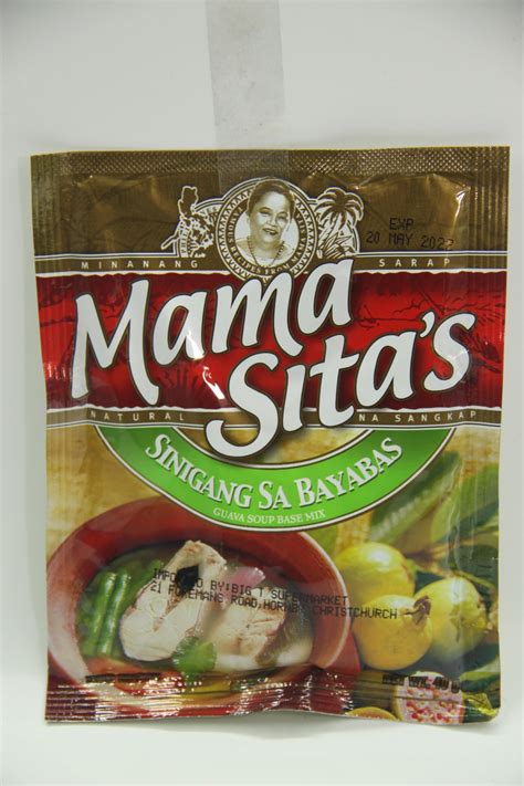 Mama Sitas Sinigang Sa Bayabas Guava Soup Base Mix 40g Online Asian