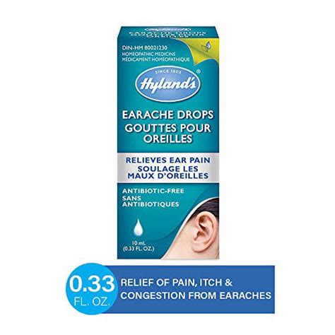 Hylands Earache Drops Natural Relief Of Cold And Flu Earaches Swimmers