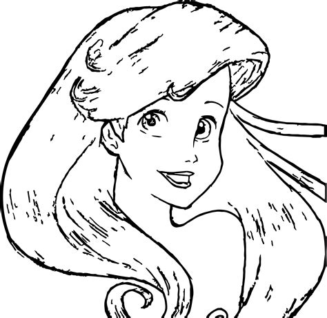 Disney Princess Ariel The Little Mermaid Coloring Page | Wecoloringpage.com