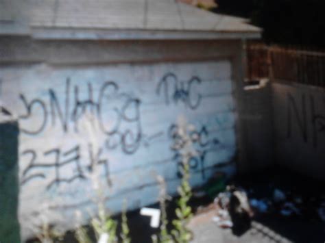 Crip Gangs Graffiti Lynwood Neighborhood Crips