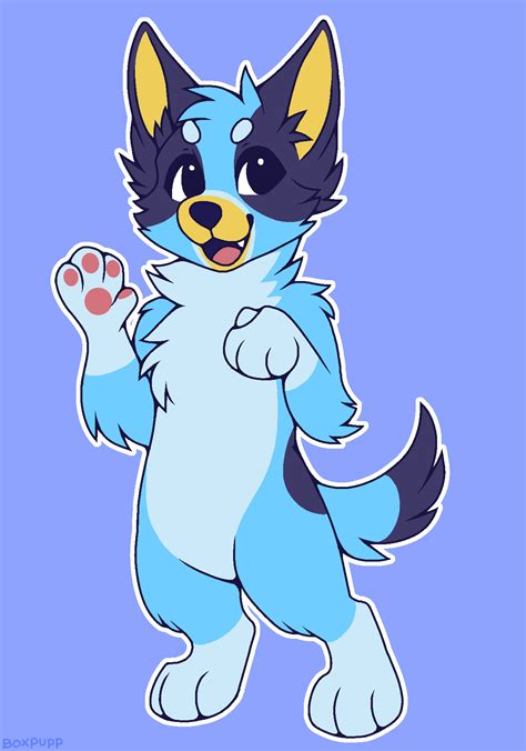 Bluey Furry Art By Boxpupp Bluey Tv Series Know Your Meme
