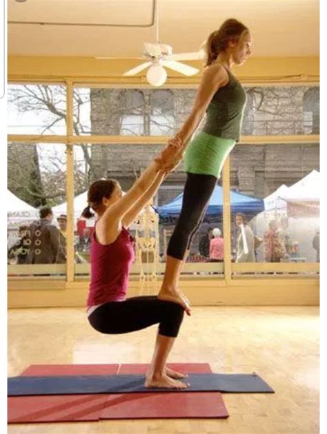 Two Person Yoga Poses Crosssubtitle