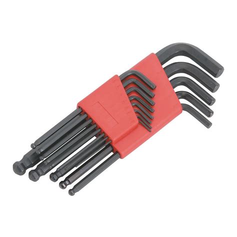Horusdy Allen Wrench Set Hex Key Set Long Arm Ball End Hex Wrench Set