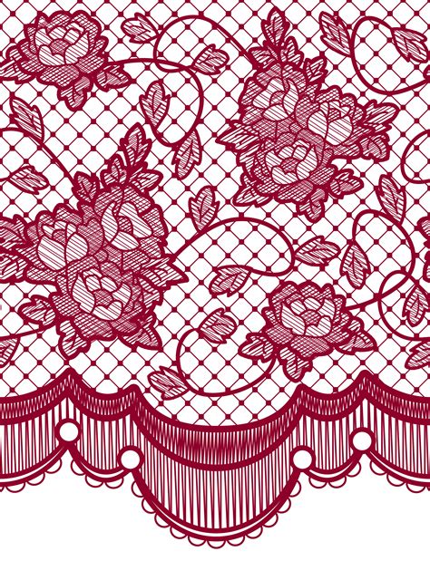 Transparent Lace With Roses Png Clip Art Image Clip Art Free Clip My