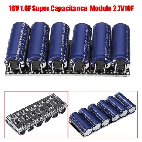 16v 16f Farad Capacitor Module 27v 10f Super Capacitors Single Row Ultracapacitor Automotive