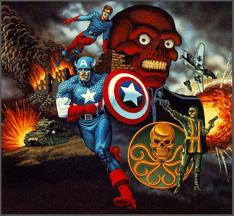 Captain America Vs The Red Skull