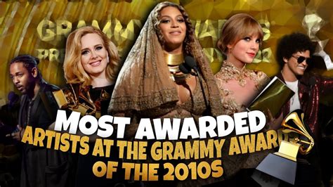Most Awarded Artists At The Grammy Awards Of The 2010s Hollywood Time