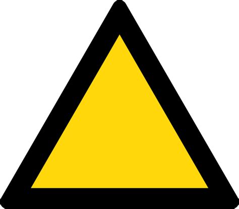 Filetriangle Warning Sign Black And Yellowsvg Wikipedia