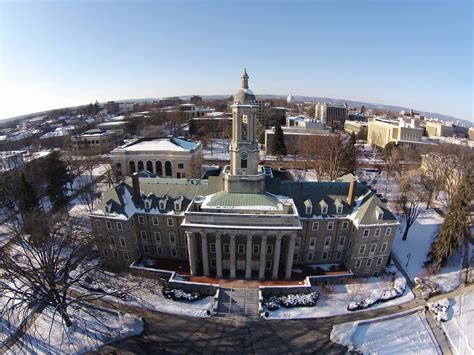 Penn State University Park Winter Tour From Above Penn State