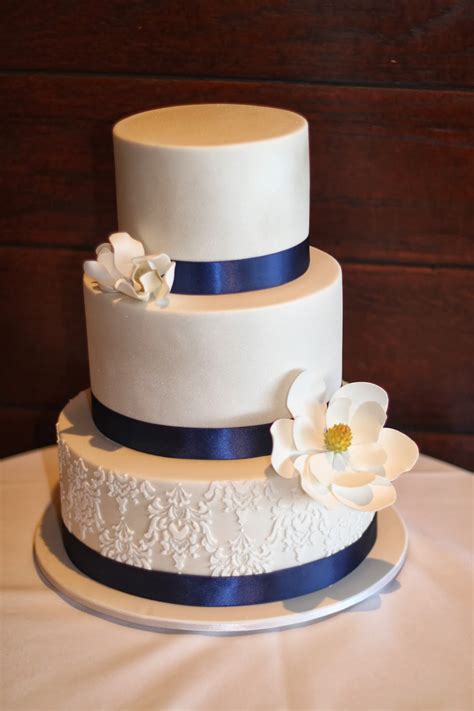 Sugar Creation Magnolia Wedding Cake