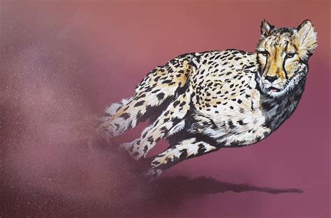 Cheetah Nick Paints Surrey Based Artist