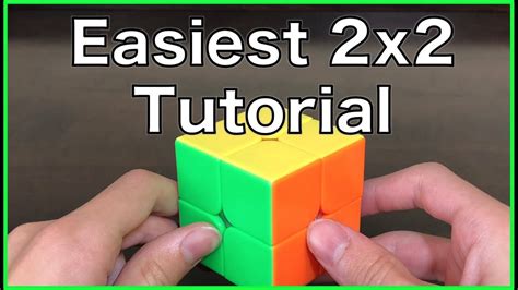How To Solve A 2x2 Rubiks Cube New Easier Method In Hd Youtube