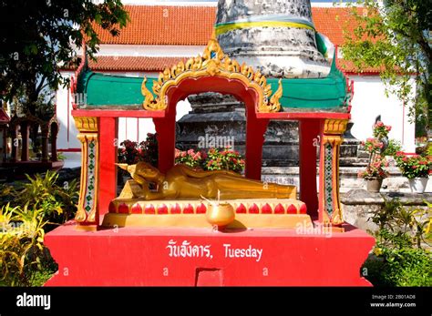 Thailand Buddhas By Days Of The Week Wat Phra Nang Sang Phuket Wat