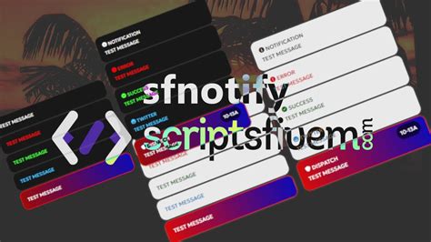 Sfnotify Simple Notification System For Your Fivem Server Youtube