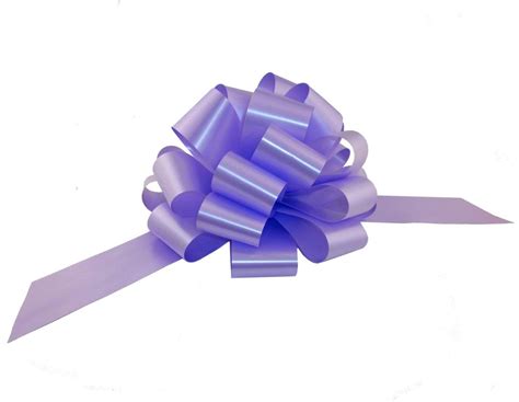 Large Lavender Ribbon Pull Bows 9 Wide Set Of 6 Easter Christmas