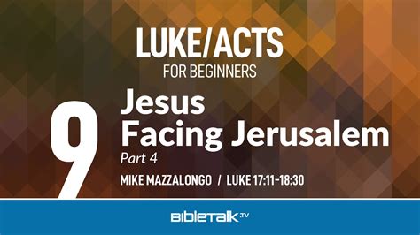 Lukeacts For Beginners Bibletalktv