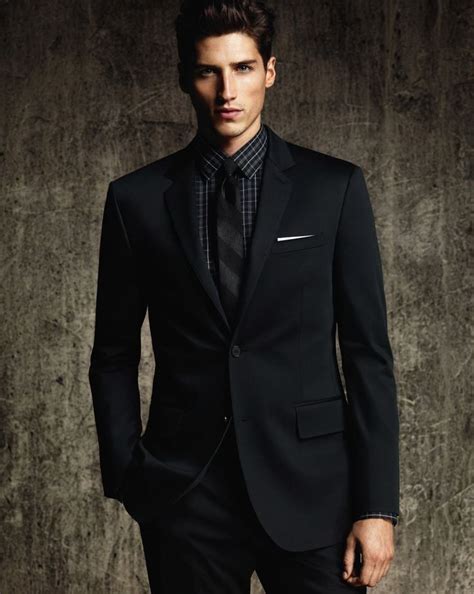 18 Best Images About Men In Black Suits And Ties On Pinterest